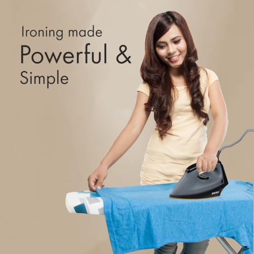 Image of BALTRA Flash 1000 watts Dry Iron with Shock Proof Plastic Body | Non Stick Greblon Coating Soleplate for Longer Durability | Overheat Safety Shutoff | 180 Swivel Cord | 2 Years Replacement Warranty