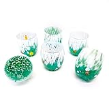 Photo Gallery mazzega art & design - 6 bicchieri da acqua bicolor, in vetro soffiato e lavorati a mano con murrine di murano. linea “i colori di murano” 320 ml. made in italy (verde, 6) Photo Gallery mazzega art & design - 6 bicchieri da acqua bicolor, in vetro soffiato e lavorati a mano con murrine di murano. linea “i colori di murano” 320 ml. made in italy (verde, 6)