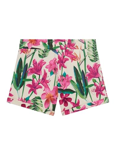 GUESS Girls Eco Active Shorts, Botanical Floral Garden, 10