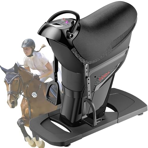 Image of Electric Horse Riding Machine, 3D Simulation Abdominal Exercise Machine, Horse Riding Exercise Machine with 20 Adjustable Speed & LED Display, Professional Home /Gym Training Equipment 5i16