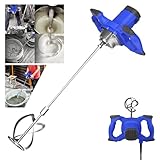 Photo Gallery dayplus agitatore blu scuro con forte 2600 watt – miscelatore per malta a colori – robusto cambio in metallo a 6 marce – con grande frusta Ø 120 mm e manico ergonomico – agitatore manuale Photo Gallery dayplus agitatore blu scuro con forte 2600 watt – miscelatore per malta a colori – robusto cambio in metallo a 6 marce – con grande frusta Ø 120 mm e manico ergonomico – agitatore manuale