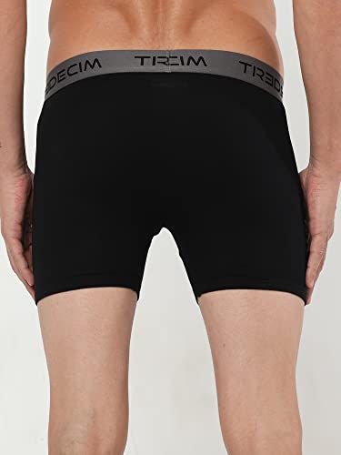 TREDECIM Men's 100% Organic Cotton Rib Boxers Briefs Underwear 3-Pack4