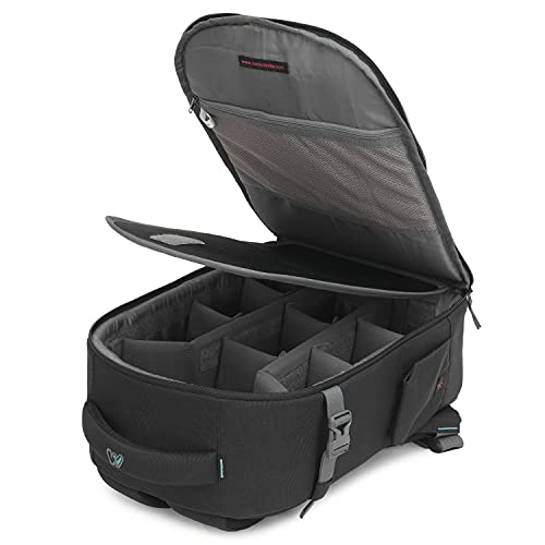 Image of MOBIUS Screenshot SLR /DSLR Backpack Bag for Camera with Rain Cover|100% Waterproof Camera Bag,Monopod Holder|18-135 /55mm /85mm /70-200 lenses Flash Charger Slots
