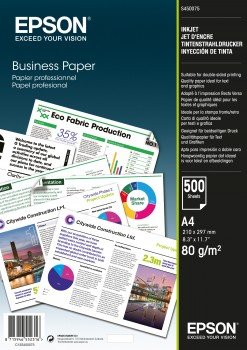 Epson A4, 80gsm Business Paper- 500 Sheets