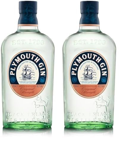 Original Botanical Dry Gin | 41.2% ABV | 70cl |Crafted with 7 Hand Picked Gin Botanicals | Smooth Dry Gin | Distilled in England's Oldest Working Gin Distillery (Pack of 2)