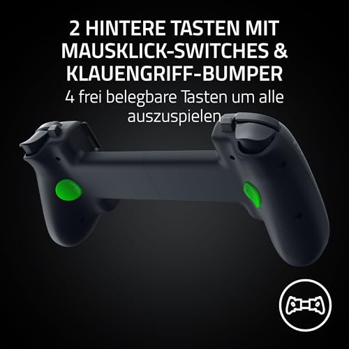 Razer Kishi V3 Pro - Full-Size-Mobile-Controller für iPhone, Android-Smartphones und Tablets 8 - USB-C Plug-and-Play - Anti-Drift-Analogsticks - Sensa HD Haptik - Nexus App, Schwarz