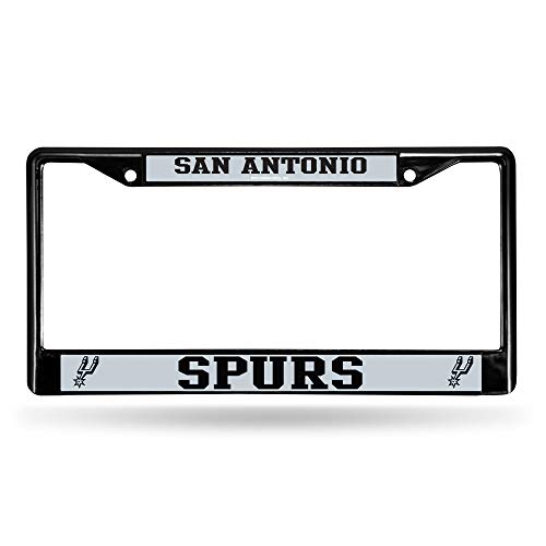 Nba San Antonio Spurs Black License Plate Frame, One Size, Black #TOP18
