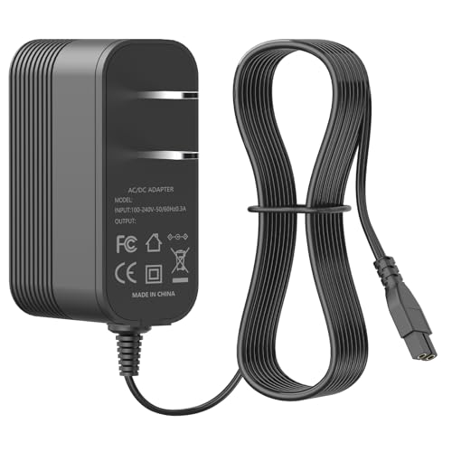 Charger for Pool Blaster 22151EL 24050GL 26050SL 26051SL Ultra 21051DL Pool Vacuum Cleaner Replacement AC Adapter Compatible with Water Tech LC099-2SK Cordless Handheld Pool Vacuum Power Cord 6FT