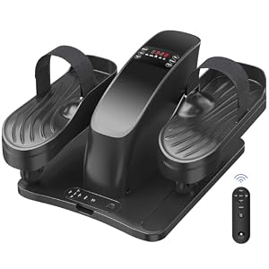 Elektrische mini-elliptische trainer voor ouderen, elektrische pedalen, beentrainer voor ouderen, draagbaar, zeer stil, elliptische crosstrainer voor thuis (E3)