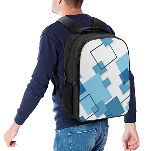 Sac à dos fille garçon bleu anti-mal de dos pour fournitures 3D