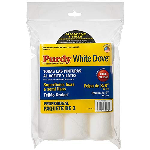 Purdy 14E863000 Dove High Density Woven Covers-Multi-Packs 3/8" Nap 3-Pack, One Size, 3 Count #TOP7