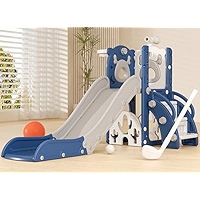 Amazon.com: XJD 7 in 1 Toddler Slide, Kids Indoor Slide for