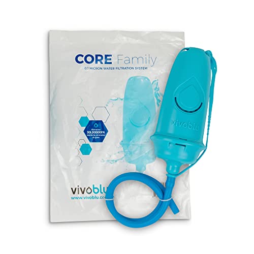 Vivoblu Water Filter Survival System - Emergency Preparedness Water Purifier for Family, Water Filtration Purification Survival Gear for Disaster, Portable Purifying Kit for Camping & Outdoor Travel Vivoblu Water Filter Survival System - Emergency Preparedness Water Purifier for Family, Water Filtration Purification Survival Gear for Disaster, Portable Purifying Kit for Camping & Outdoor Travel