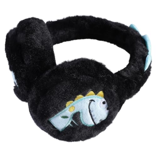 Dinosaur Decoration Earmuffs Kids Ear Warmers Plush Soft Winter Accessory Suitable For Daily Wear And Sports