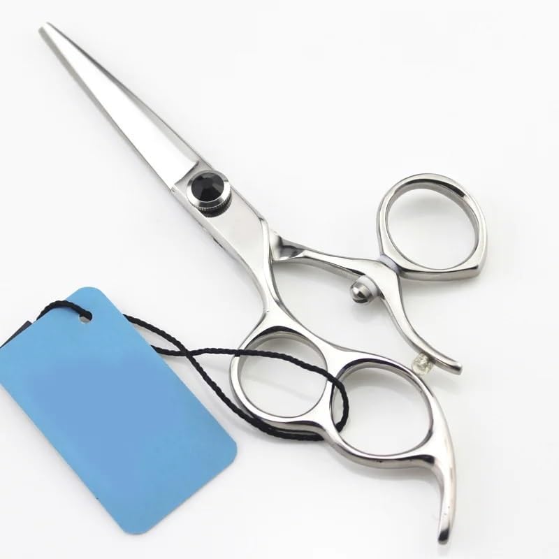 Swivel Thumb Shear Scissors 5.5 Left Hand Shear Cutting Hair Professional Rotary Handle Scissors Hairdressing Barber Scissor Haircut Japan Shears
