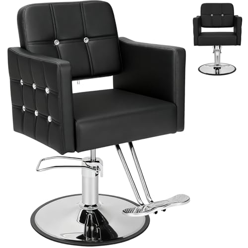 AWEPOPI Rhinestone Salon Chair
