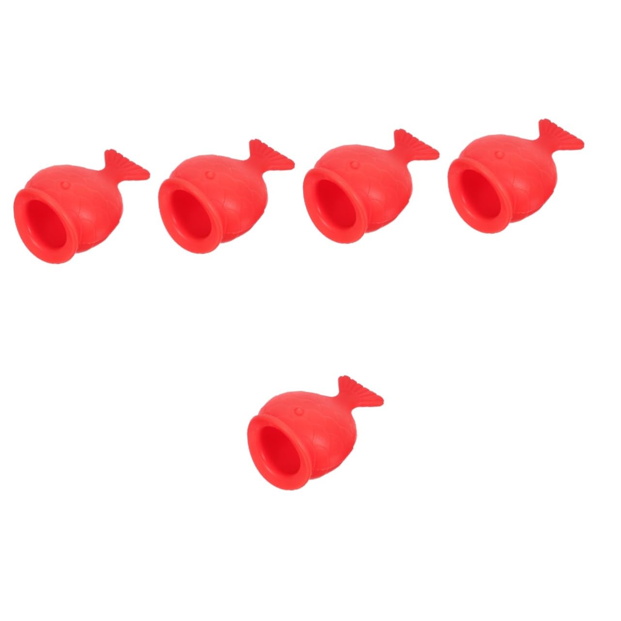 Healeved 5Pcs Silicone Poisson Lèvre Filler Rouge Repulpant Femmes Plus Dodues Para Plus Dodues Pour Femmes Plumpit Lèvre Aspiration Plus Dodue Rehausseur De Bouche