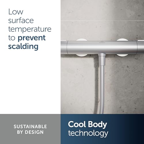 Mitigeur de douche Ceratherm Alu+ Ideal Standard contre les variations de température - 5