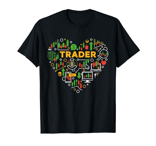Crypto Trader Heart Me encantan los comerciantes de criptomonedas Camiseta
