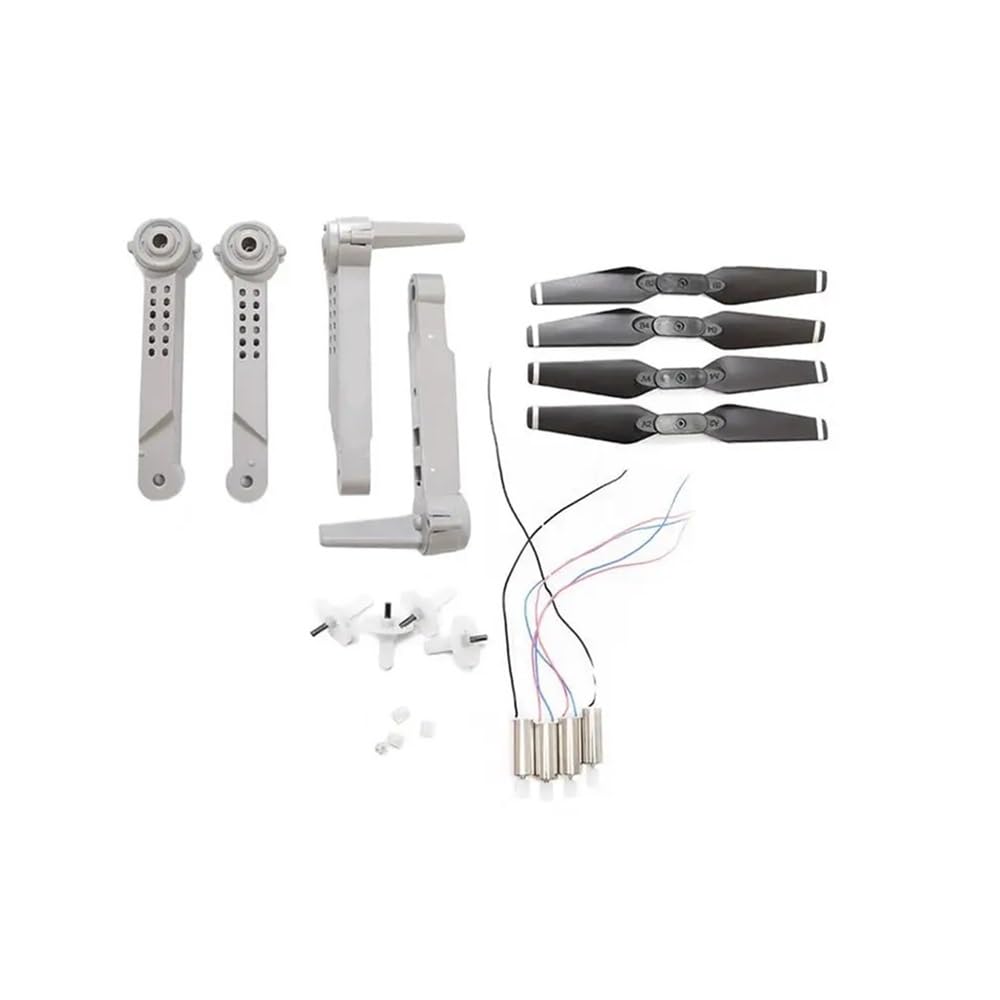 Compatible con E99 Pro RC Drone Repuestos Motores Motores Quadcopter Brazo Hélice Cuchillas Engranaje Reemplazo(Set 1)