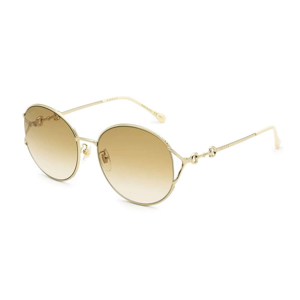 GUCCI サングラス GG1017SK-004 GOLD/BROWN ユニセックス Amazon | [グッチ] サングラス レディース GG1017SK 004