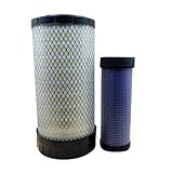 BANGTE Air Filter Set 84479228 84479225 Compatible with New Holland Powerstar 90 100 110 120 T5 T4