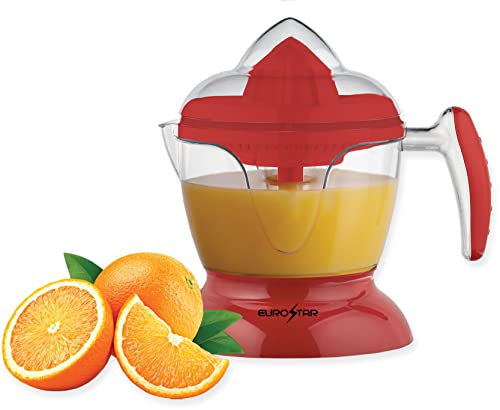 EUROSTAR ECJ600RED 25oz Electric Citrus Juicer, Red
