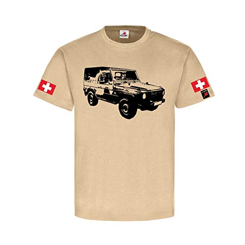 T-shirt Camion Gl Wolf Armée Suisse Beige Copytec 31683 Vetement Militaire M