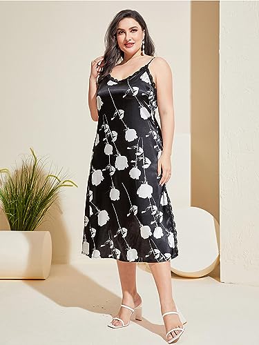 Chemise de nuit longue pour femmes robe de nuit sans manches vêtements de nuit amples