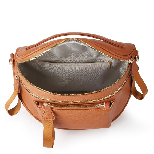 Image of Crossbody Purse for Women Small Crossbody Bags Trendy Vegan Leather with Adjustable Shoulder Straps Gift for Mother Wife Mom