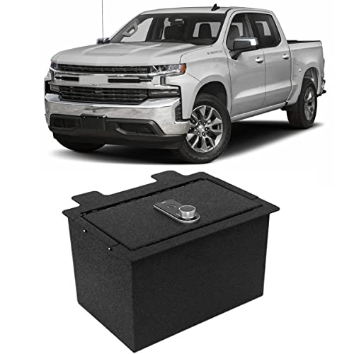 Center Console Gun Safe Lock Interior Storage Box 2019-2022