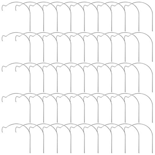 Image of Angoily 50PCS Drywall Picture Hangers Hooks Stainless Steel Picture Hanging Hooks Wall Hangers Without Nails for Hanging Mirrors Frames Clock Shelves