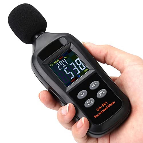 Medidor De Nível De Som Digital, Leitor De Nível De Som Portátil UA961 Faixa De 35dB-135dB, Testador