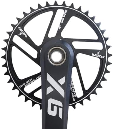 DJC Round Chainring 1mm Offset Direct Mount for Sram XX1 Eagle X01 X1 X0 X9 30T 32T 34T 36T 38T 40T 42T DM Mountain MTB Bike Chainwheel WUZEI
