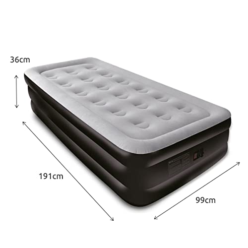 BluMill Selbstaufblasendes Gästebett für 1 Person - Luftmatratze - eingebaute Elektropumpe für Schnelles Aufblasen - Premium Qualität, Wasserfest, Beschädigungsbeständig inkl. Aufbewahrungstasche - Image 6