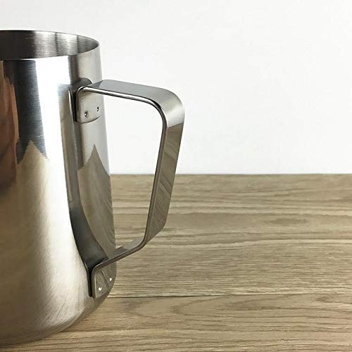 Image of SMS Homeware Stainless Steel Milk Frothing Jug || 600 ML || Latte Maker Frothing Pitcher for Coffee (Pack of 4)