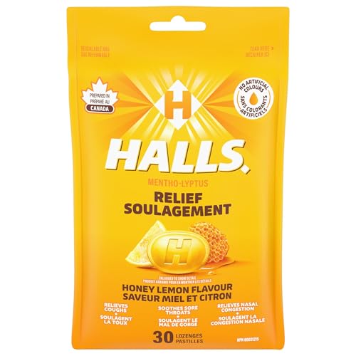 HALLS Mentho-Lyptus miel citron 30 pastilles