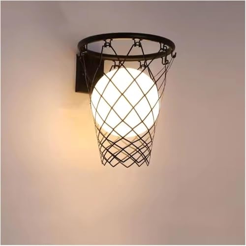 Basketball Themed Kids Room Wall Light E27 Bulb Nordic Study