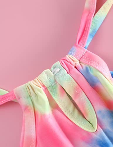 Toddler Baby Girls Clothes Strap Sleeveless One Piece Halter Romper Casual Summer Jumpsuit #TOP5
