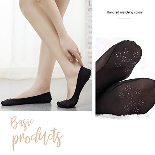 Women No Show Shoe Socks - Non Slip Invisible Boat Socks Low Cut Tight4