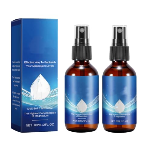 Oil Spray 2 Pack Natural Muscle Relaxation & Skin Moisturizing Spray for Sleep and Anxiety for Feet Sleep Sports Relief Muscle Relaxation