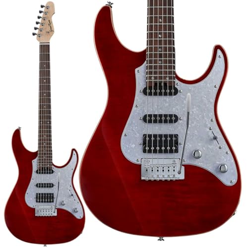 Amazon | GrassRoots G-SN-CTM STR エレキギター シースルーレッド