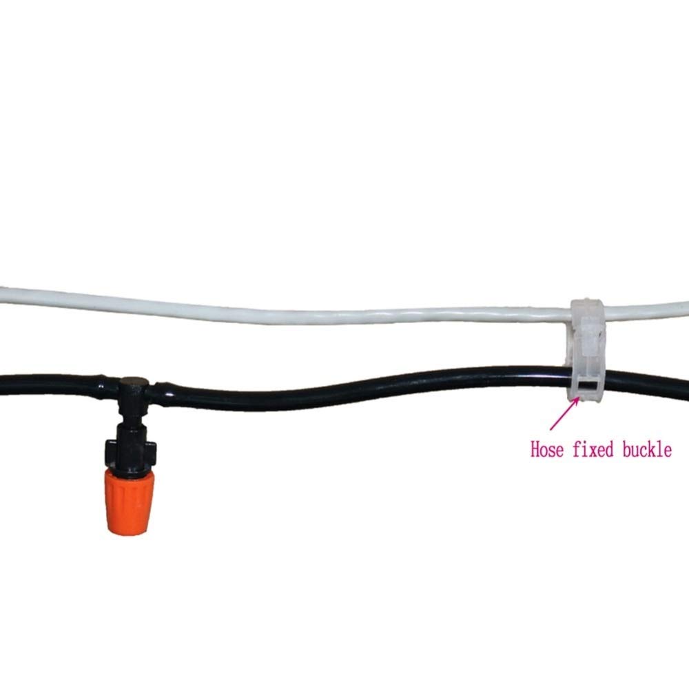 20 m Sistema di nebulizzazione da Giardino Fai-da-Te Kit per Sistema di irrigazione a Goccia per Giardino in Serra Irrigatore agricolo Nebulizzatore di Raffreddamento