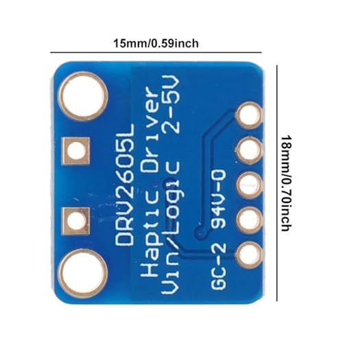 Module haptique DRV2605L I2C 3V-5V éliminant les vibrations imprécises