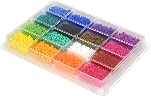 Perler 17605 Assorted Fuse Beads Kit With Storage Tray And Pattern Book For Arts And Crafts, Multicolor, 4001Pcs #TOP3
