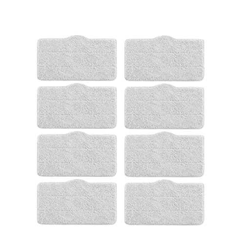 VAMOARPOL Carpet Cleaning Machine Accessories, Mop Cleaning Pads,Compatible for XiaoMi Deerma DEM, ZQ100 ZQ600 ZQ610 Handhold Steam Vacuum Cleaner Mop Cloth Rag Replacement Accessories(8pcs)