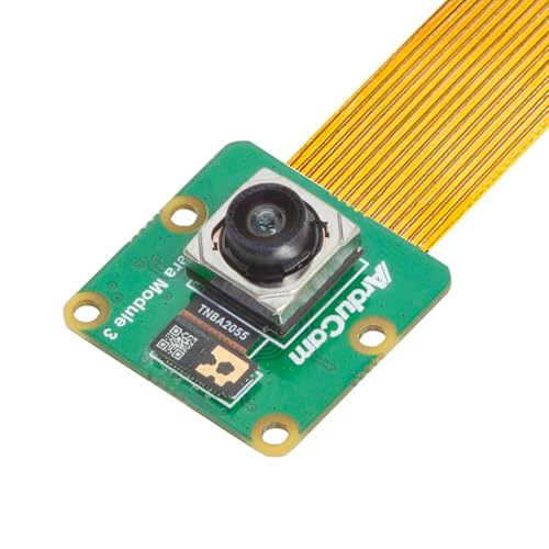 Arducam for Raspberry Pi Camera Module 3, 12MP IMX708 120°(D) Wide Angle Noir Pi Camera V3