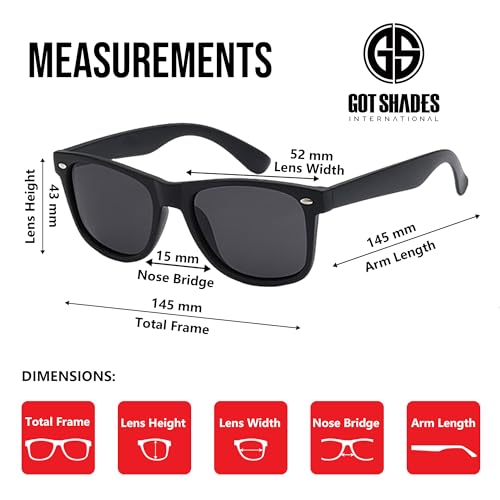 Wholesale Unisex 80's Retro Classic Sunglasses - 100% UV Protection Bulk Sunglasses for Adults & Teens - Pack of 44