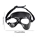 Fnacuody Basketball Training Mask Basketball Mask with Padding Nose Protection Football Guard Shield for Soccer Athletic Workout(Black Half)