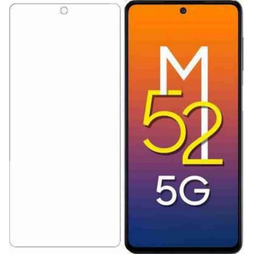 Image of Embed HD-Clear Screen Guard for Samsung Galaxy M52 5G - Harder or Durable Plastic & More Impact-Resistant Than Glass, with Free Installation Kit